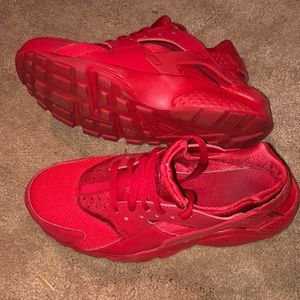 Red huaraches